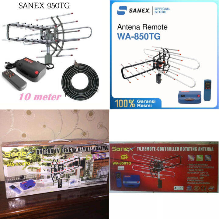 ANTENA TV DIGITAL PAKAI REMOT KONTROL/SANEX ANTENA REMOTE WA850TG ATAU