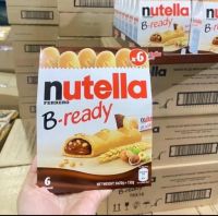 Nutella B-ready 6ชิ้น เวเฟอร์อบกรอบสอดไส้นูทอลล่า