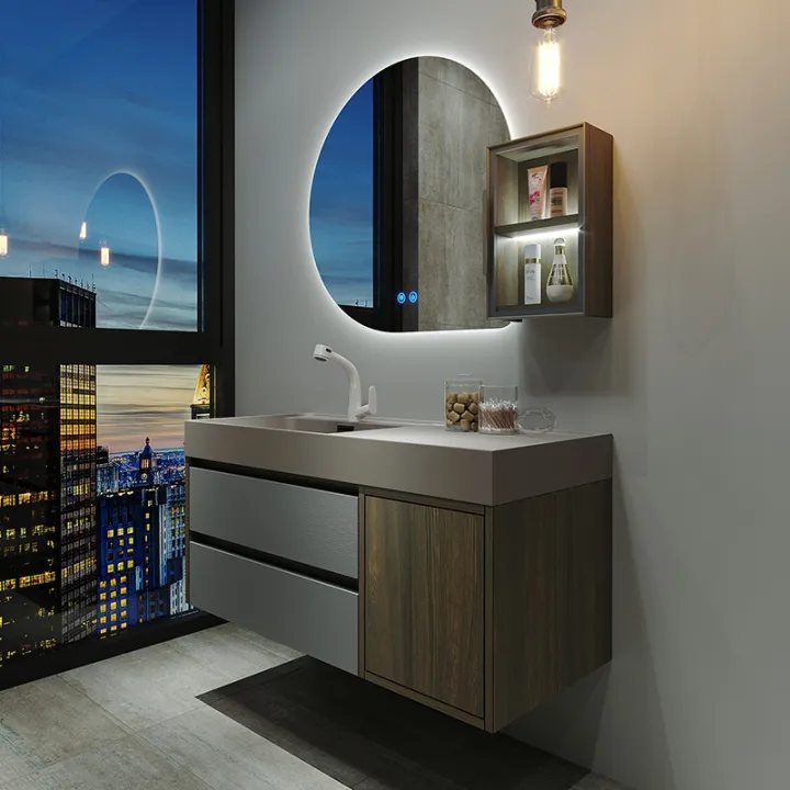 JOMOO Smart round Mirror Bathroom Combination Modern Bathroom