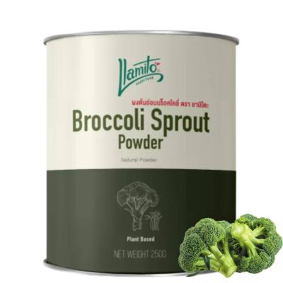 Broccoli Sprout Powder ผงต้นอ่อนบร็อคโคลี่ บร็อกโคลี่ คัดคุณภาพ ขนาด 250 กรัม