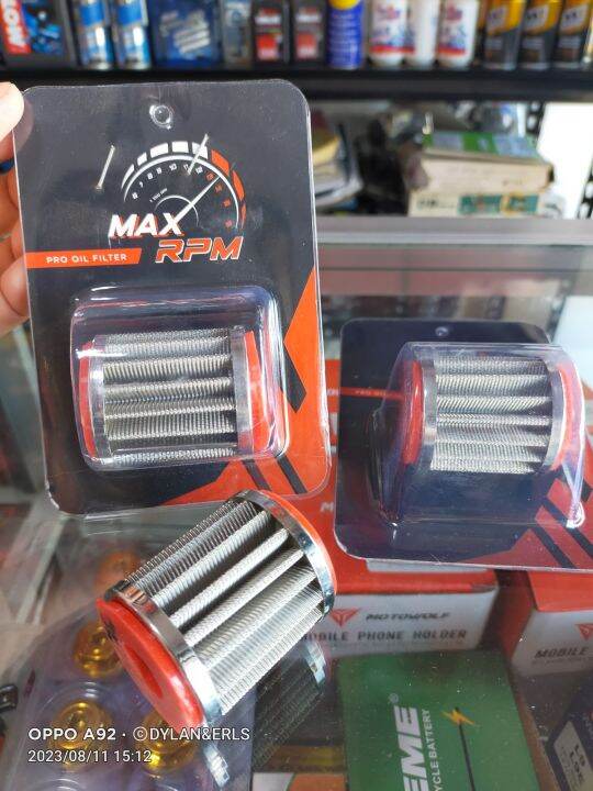 Max rpm oil filter Sniper 150 /135 Lazada PH