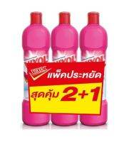 น้ำยาทำความสะอาดห้องน้ำ VIXOL 900ml แพ็ค3 ชมพู