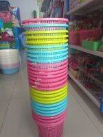 ตะกร้าพลาสติก ใส่ของ กว้าง 20cm*สูง16cm. มี 3 สี