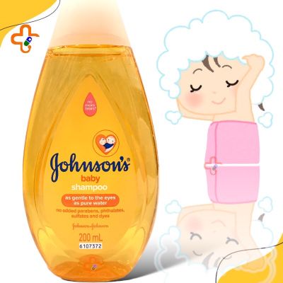 Johnsons Baby Shampoo 200 ml แชมพู จอห์นสัน เบบี้ สีส้ม