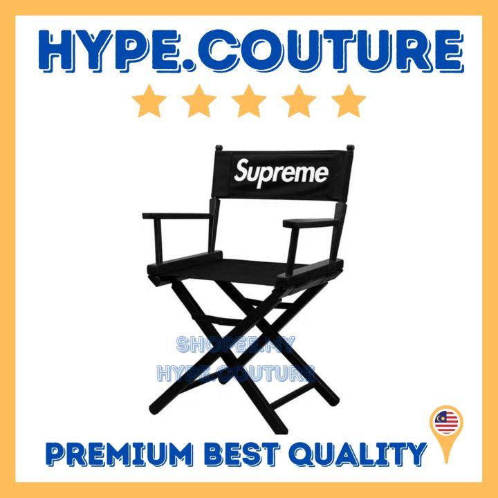 PRE-ORDER] New Hype Supreme Director's Chair SS19 100KG Red Black