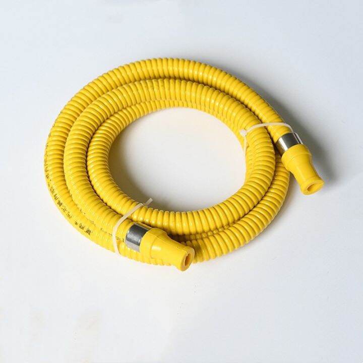 Metal Flexible Hose Natural Gas Propane Gas Pipe Explosion proof Plumbing Hoses Yellow