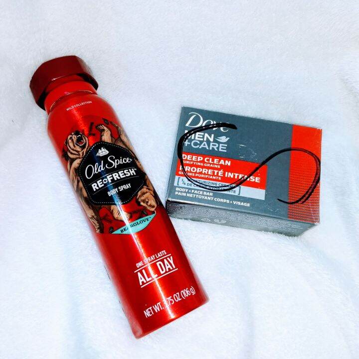 Men's Body Spray Refresh with Men's Moisturizing Soap Lazada PH