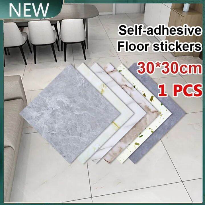 1pcs Floor tiles sticker waterproof marble vinyl tiles floor stickers