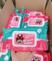 ทิชชู่เปียกสำหรับเด็ก baby Wipe 1ห่อมี 80แผ่น พร้อมส่ง