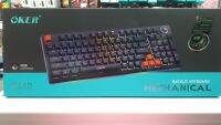 คีบอร์ด เกมส์มิ่งบลูสวิต oker รุ่น K460 ไฟ RGB ปรับได้ ตั่ง MACRO ได้