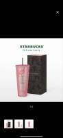 แท้!! Starbucks blackpink แก้วสตาบัค แก้วจีซู BLACKPINK x STARBUCKS limited หนามชมพู