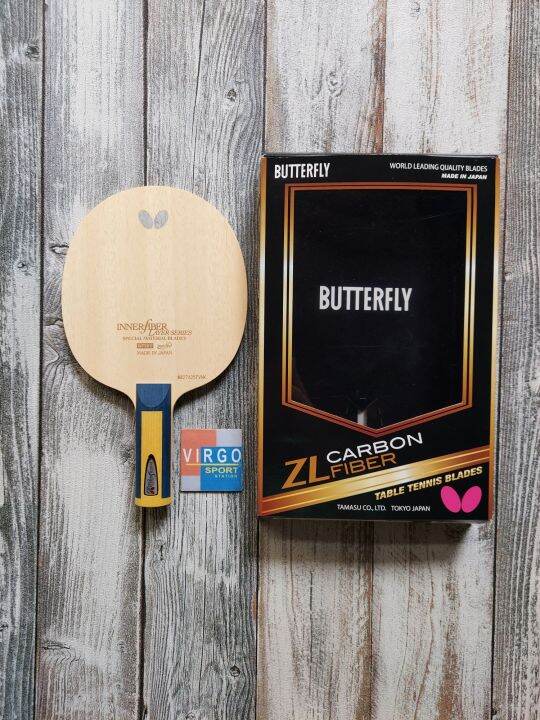 Butterfly Innershield ZLF carbon ST,kayu blade bet pingpong tenis