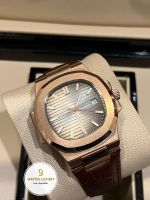 นาฬิกาPA 5711ขนาด40mm สีRose Gold มาพร้อมสายหนัง เครื่องAutomaticญี่ปุ่นแท้ *สินค้าถ่ายเองตรงตามรูป100%