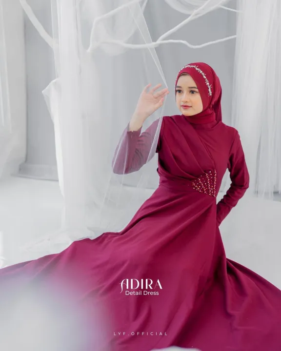 Baju Gamis Gaun Dress Muslim Acara Pesta Lamaran Kondangan Nikah Tunangan Wanita Terbaru 22 Lebaran Elegan Elegant Modern Mewah Kece Gamis Busana Baju Muslimah Lebaran Terbaru Kekinian Ukuran Jumbo Lazada Indonesia