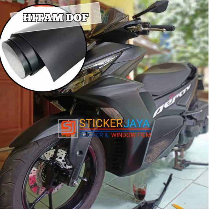 Stiker hitam dof skotlet hitam dof stiker motor dan mobil | Lazada