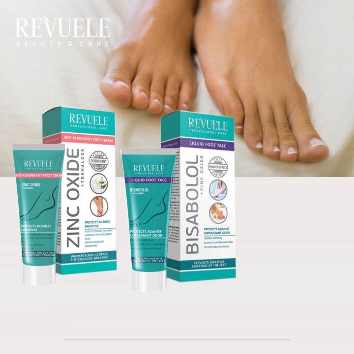 Revuele Professional Care AntiPerspirant Foot Cream / Liquid Foot Talc