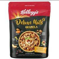 เคลล็อกซ์ กราโนล่าเดอลักซ์นัทรวมถั่วหลากชนิด Kelloggs Supper Deluxe Nuts Granola 220g