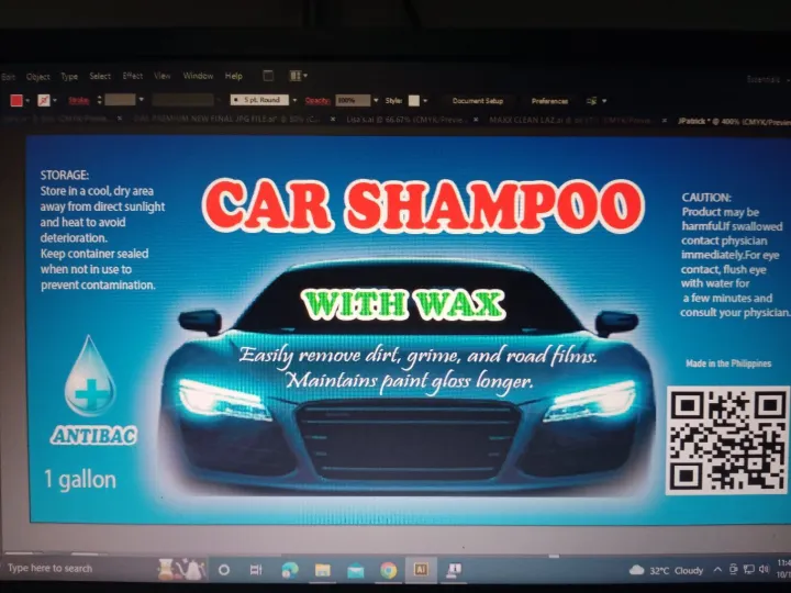 Sticker Labels for Car shampoo Lazada PH