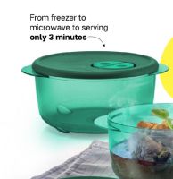 Tupperware crystal wave จุ 800มล. ฝาเขียว  ของใหม่