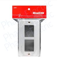 HACO M1004 ชุดหน้ากาก 4 ช่อง HACO M1004+HM832 สีเงิน

Stainless Frame 2 Gang Frame Size 3 " ×  6" With Plastic Grip For Deco And Quattro Series