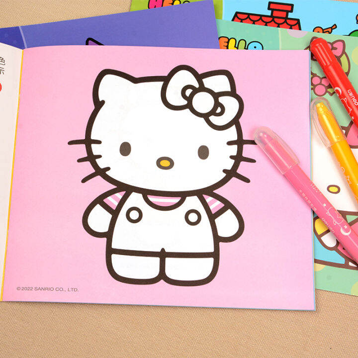 Hello Kitty Hello Kitty Coloring Book Cute Kitty Cartoon GIRL'S