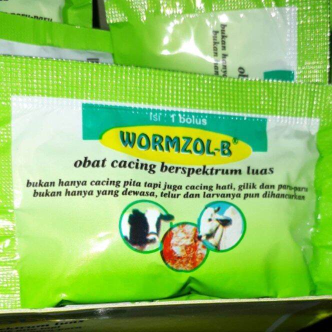 Obat Cacing Sapi Dan Kerbau Wormzol B Isi 3 Bolus | Lazada Indonesia