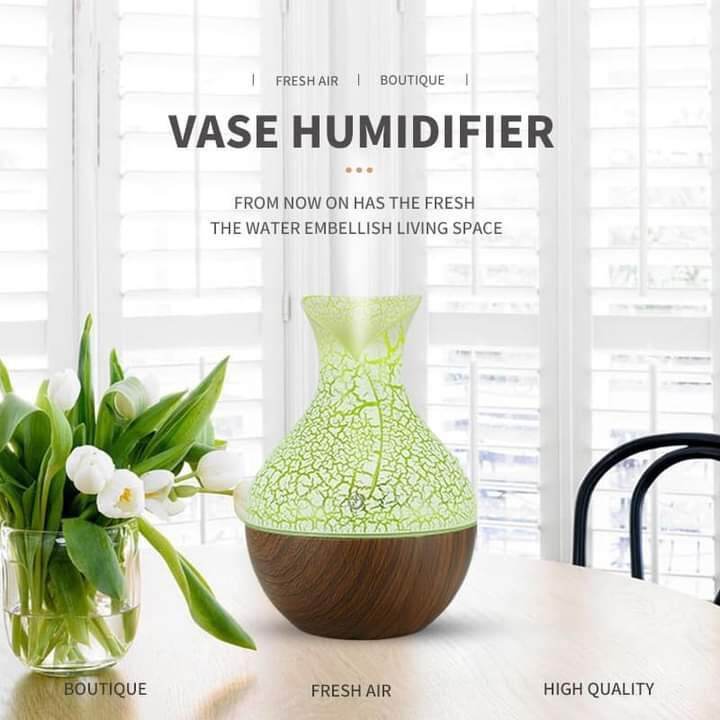 Vase Humidifier, 5 LED color option Lazada PH