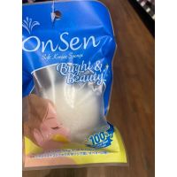 Onsen Soft konjac Sponge For Face &amp; Body ( 1 PCS. ) ออนเซ็น ใยบุกนุ่มขัดผิว  สำหรับผิวหน้า และ ผิวกาย