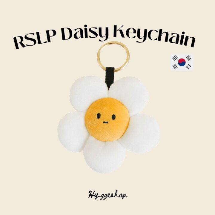 พร้อมส่ง-rslp-daisy-keychain-พวงกุญแจดอกเดซี่-ของแท้100