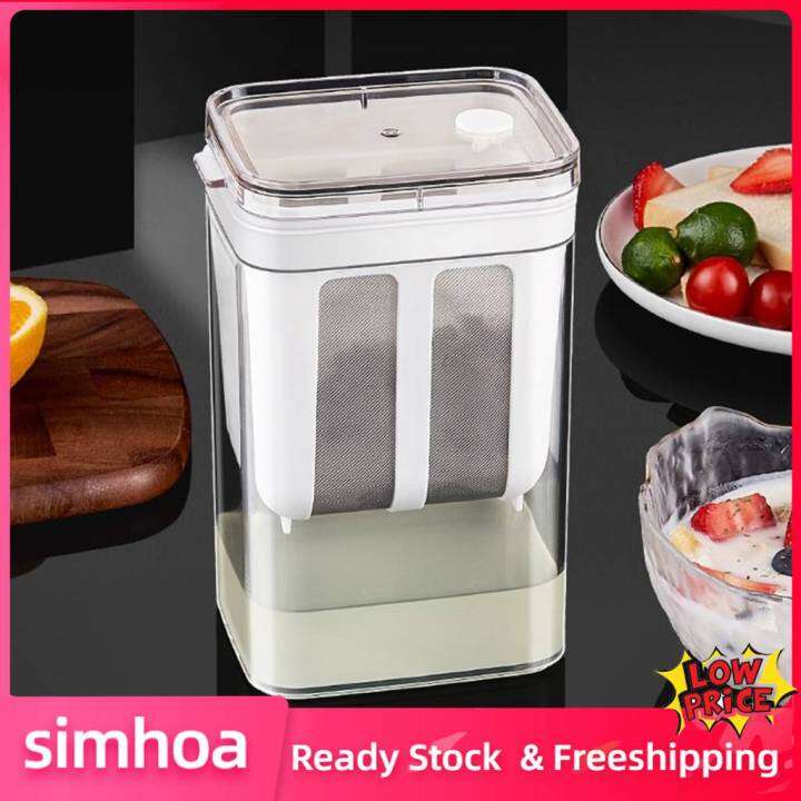 simhoa Greek Yogurt Fine Mesh Food Yogurt Mesh Sieve for Milk Soy