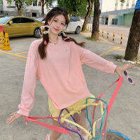 เสื้อทีเชิ้ตผู้หญิงไหล่ตรงกันแดดสีชมพูเสื้อตัวในใส่ในห้องแอร์สำหรับฤดูร้อนเสื้อยืดสำหรับคนตัวเล็กเสื้อตัวบน domimide แบบบางทั้งชุด