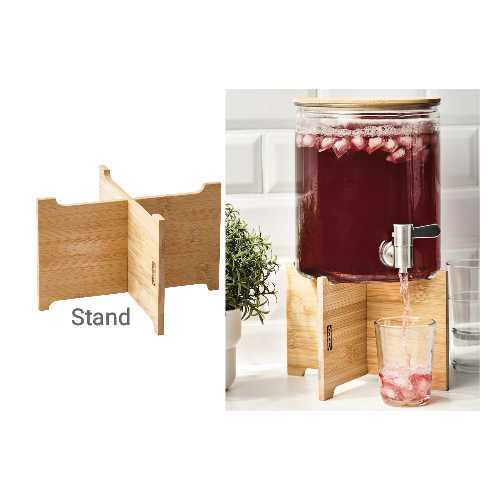 ÖGONTRÖST Stand for beverage dispenser, bamboo - IKEA