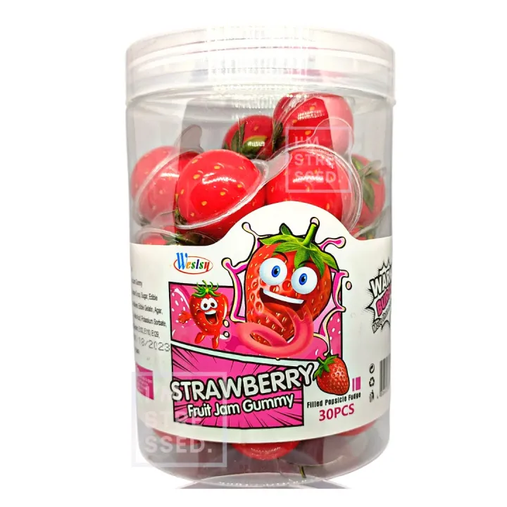 Strawberry Fruit Jam Gummy Candy 30 Pieces Lazada PH