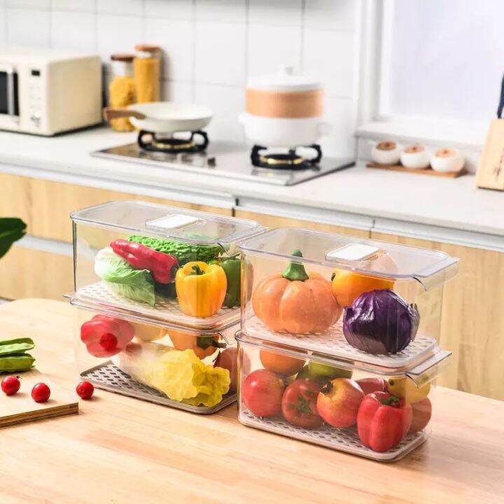 HOB TY 1153 Refrigerator Food Storage Container with Drainer | Lazada PH