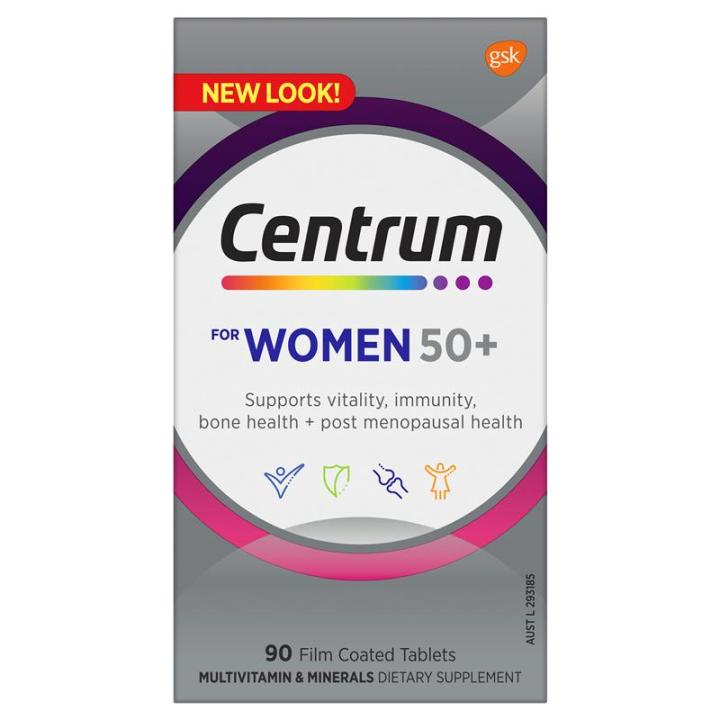 centrum-women-50-90-เม็ด-เซนทรัม-เซนทัม-วิตามินรวมผู้หญิง-วัย50ปี-อาหารเสริมผู้สูงอายุ-วิตามิน-vitamin-women-วิตามินรวมผู้สูงอายุ