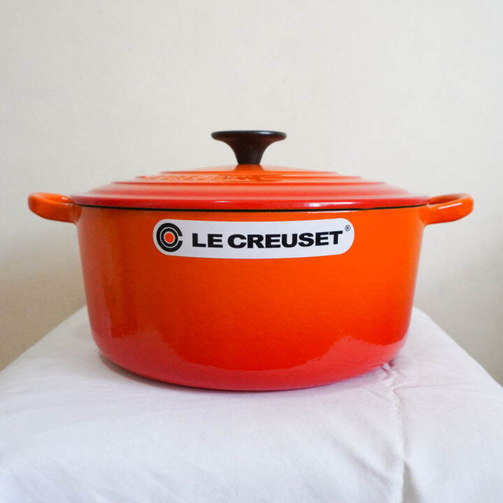 Authentic Le Creuset Round Casserole/Dutch Oven 24CM Lazada PH