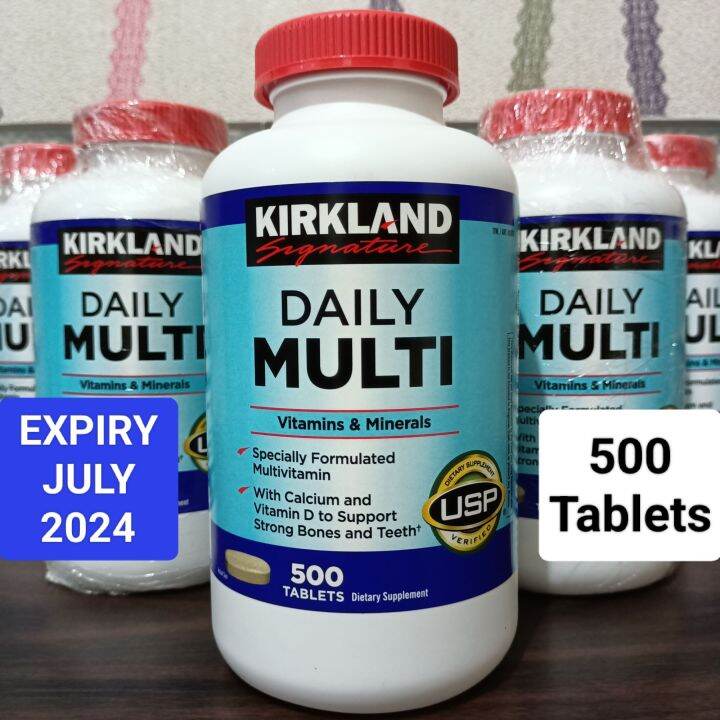 Kirkland Signature Daily Multi Vitamins and Minerals (500 Tablets) (U.S