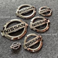 โลโก้ NISSAN นิสสัน สีเงิน