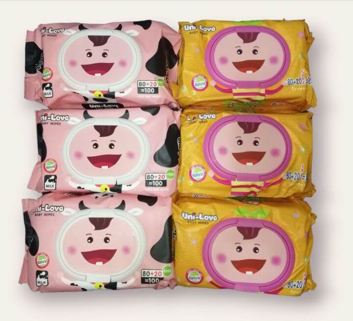 UniLove Scented Baby Wipes 100 Sheets | Lazada PH