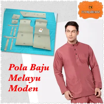 Pola baju melayu clearance moden slim fit