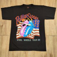 ROLLING STONES ลายเสื้อวง ลายเสื้อทัวร์ เสื้อวงโรลิ่งธงอเมริกา ทัวร์ปี89