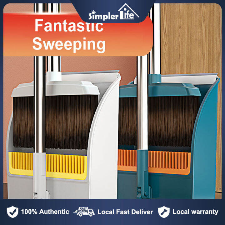 Brooms Mops Sweepers Long Handle Broom Floor Cleaning Foldable Broom