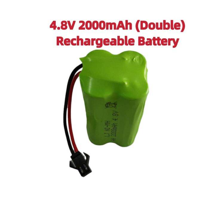 4.8V(2000mAh)Double RC Car Rechargeable Battery Lazada