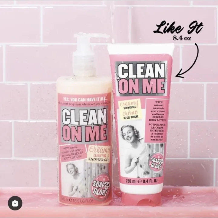 Soap and Glory Clean On Me Creamy Clarifying Shower Gel Lazada.co.th