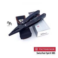 Victorinox คีม Multi-Tool รุ่น SPIRIT สีดำ OXIDIZED STEEL 25 ฟังก์ชันการใช้งาน มาพร้อมกระเป๋าใส่ ของแท้