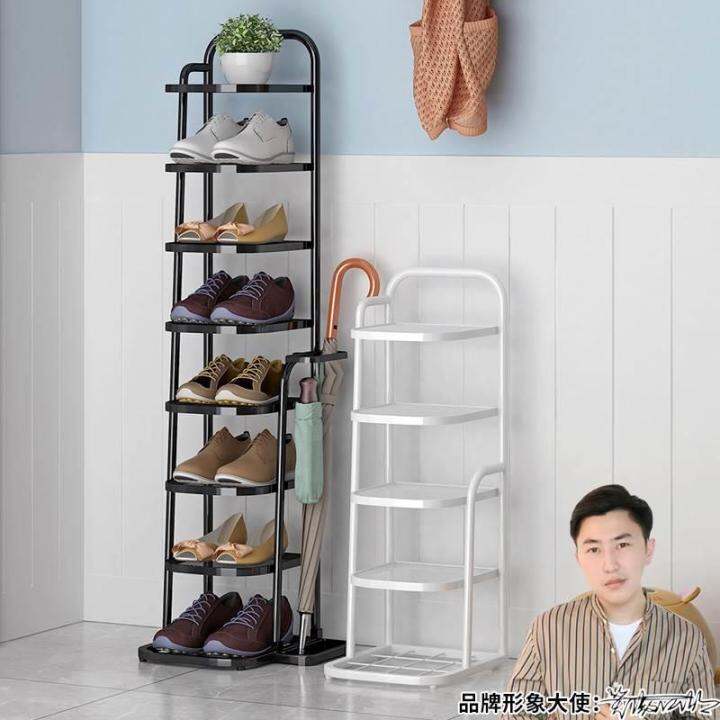 Shoe Rack Small Narrow Door Home Indoor Shoe Rack Dormitory Entry Iron