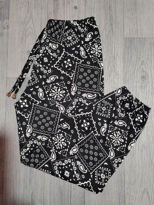 BANDANA JOGGER PANTS ADULT PLUS SIZE Lazada PH