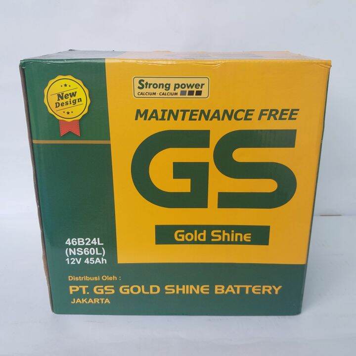 Aki Mobil Grand Livina, Corolla, Ertiga, Corona, GS GOLD SHINE NS60L MF
