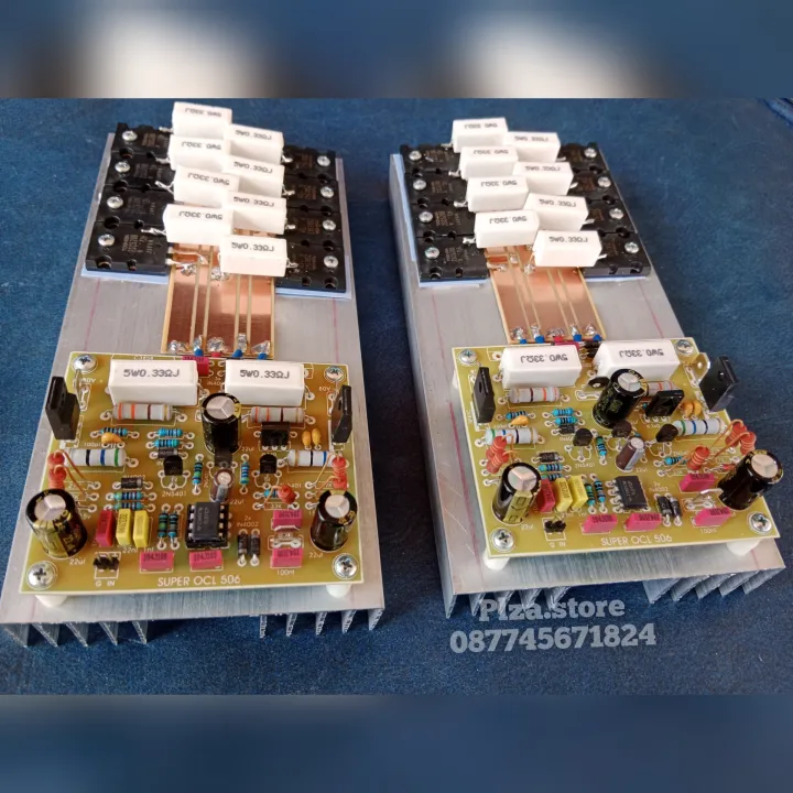 2.pcs Kit Driver power amplifier socl 506 lengkap 4 set final toshiba