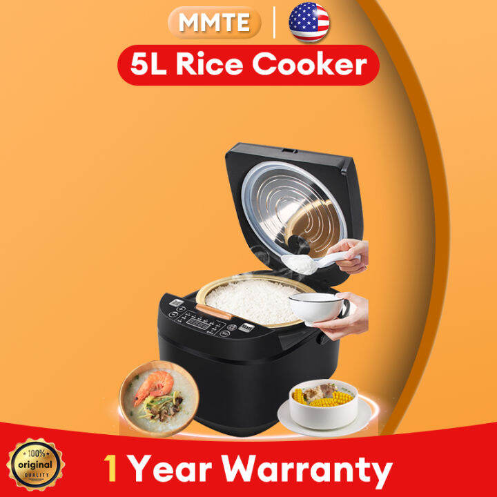 Rice Cooker 5L small smart multifunctional household heat preservation